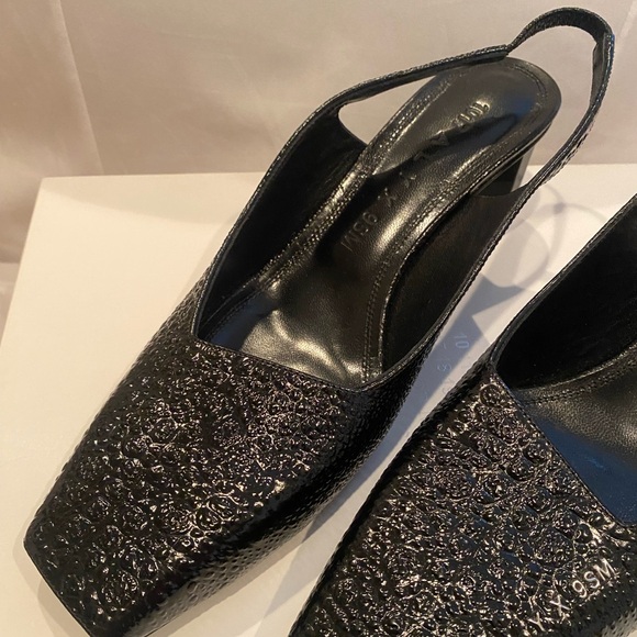 1017 ALYX 9SM Black Betta Slingback Heels - Picture 4 of 6